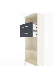 Arges Dolap 2 Raflı 2 Çekmeceli 44x30x134 Aytaşı-Antrasit