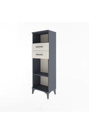 Arges Dolap 2 Raflı 2 Çekmeceli 44x30x134 Antrasit-Aytaşı