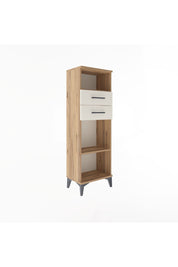 Arges Dolap 2 Raflı 2 Çekmeceli 44x30x134 Çam-Aytaşı