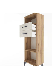 Arges Dolap 2 Raflı 2 Çekmeceli 44x30x134 Çam-Aytaşı