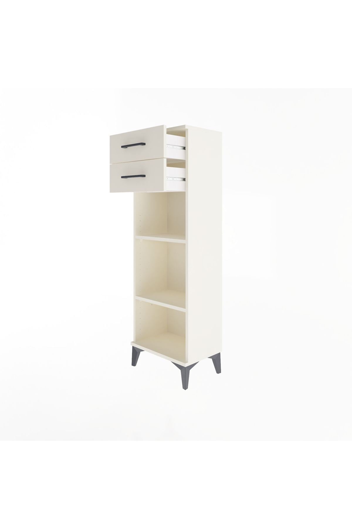 Arges Dolap 2 Raflı 2 Çekmeceli 44x30x134 Aytaşı-Aytaşı