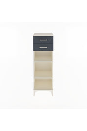 Arges Dolap 2 Raflı 2 Çekmeceli 44x30x134 Aytaşı-Antrasit