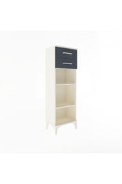 Arges Dolap 2 Raflı 2 Çekmeceli 44x30x134 Aytaşı-Antrasit