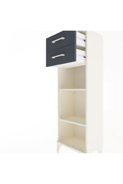Arges Dolap 2 Raflı 2 Çekmeceli 44x30x134 Aytaşı-Antrasit