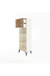 Arges Dolap 2 Raflı 2 Çekmeceli 44x30x134 Aytaşı-Çam