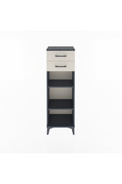 Arges Dolap 2 Raflı 2 Çekmeceli 44x30x134 Antrasit-Aytaşı