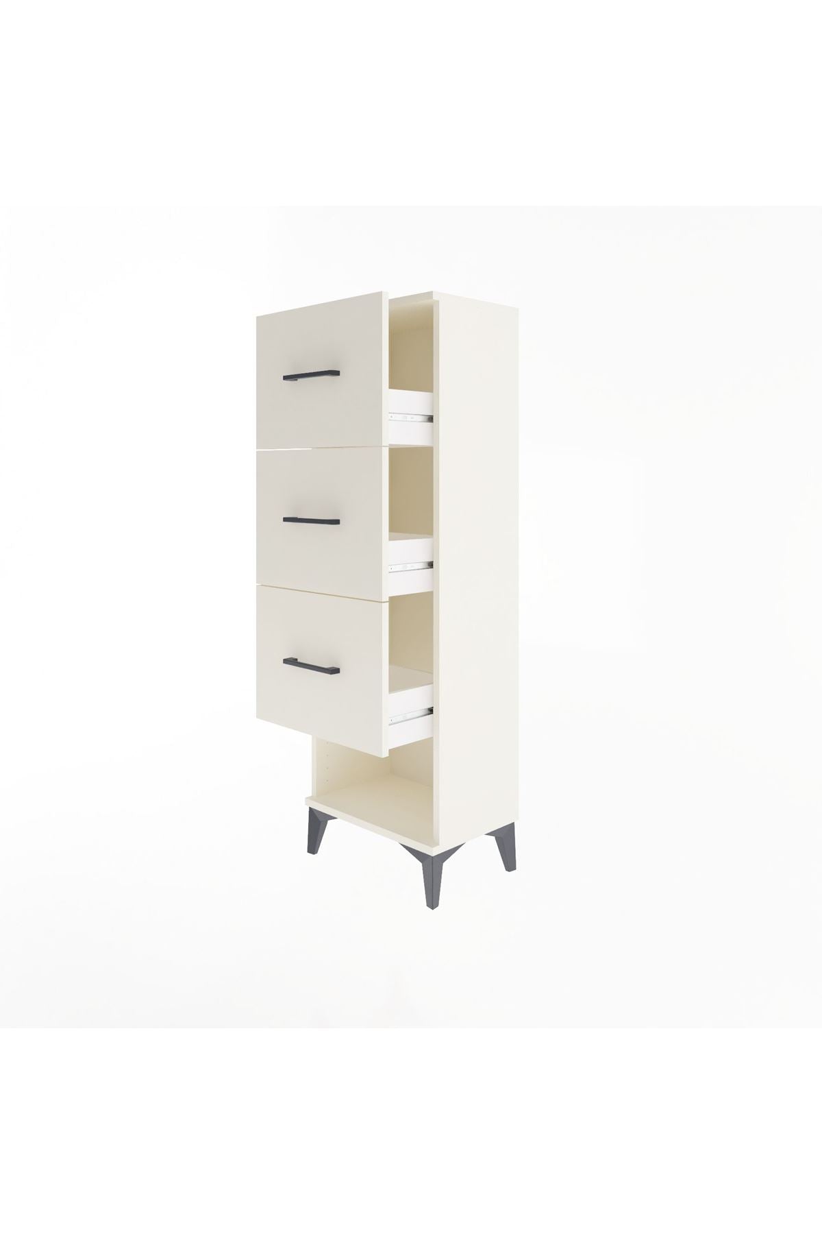 Arges Dolap 3 Çekmeceli 44x30x134 Aytaşı-Aytaşı