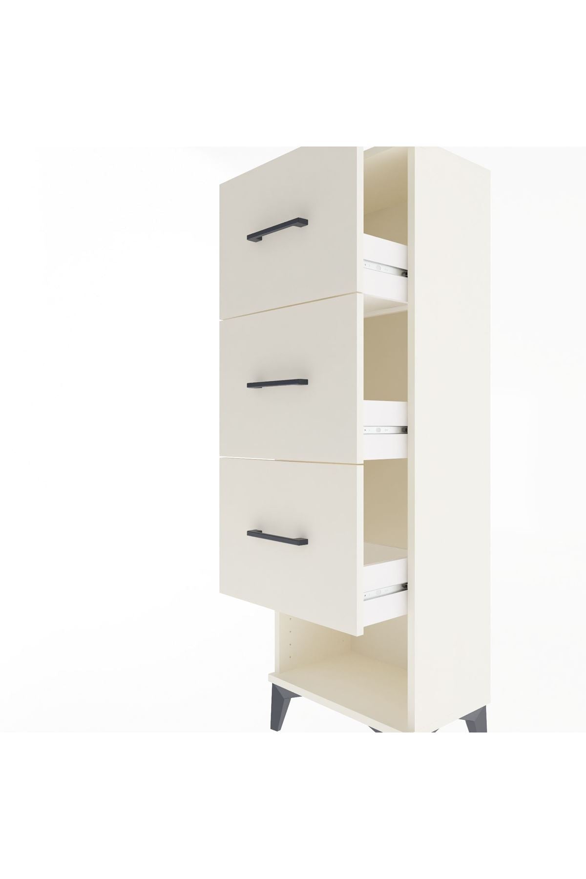 Arges Dolap 3 Çekmeceli 44x30x134 Aytaşı-Aytaşı