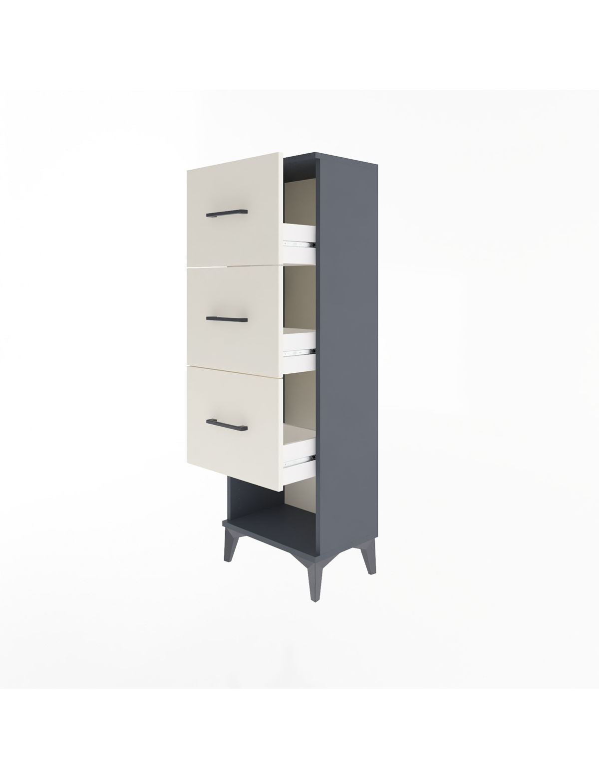 Arges Dolap 3 Çekmeceli 44x30x134 - S16M045V4A