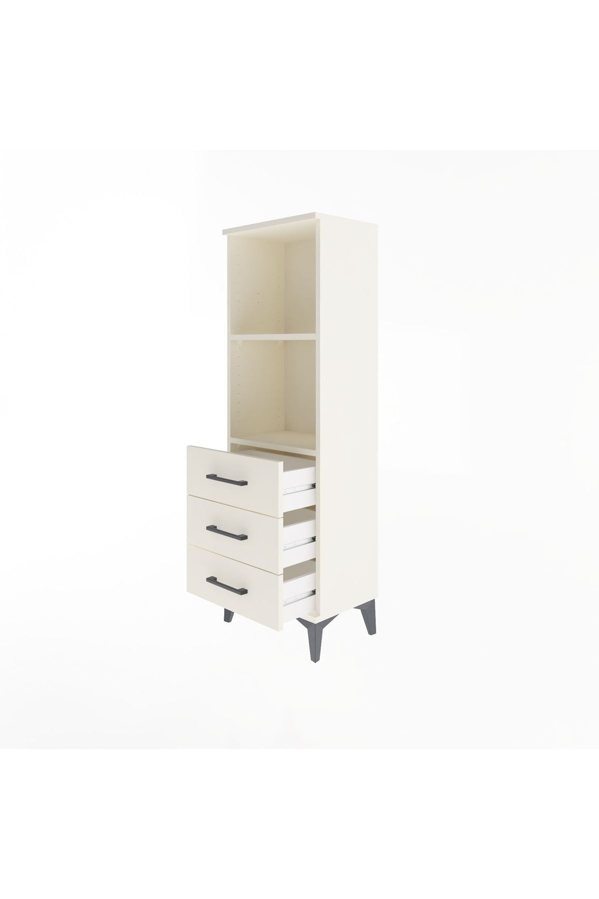 Arges Dolap 2 Raflı 3 Çekmeceli 44x30x134 Aytaşı-Aytaşı