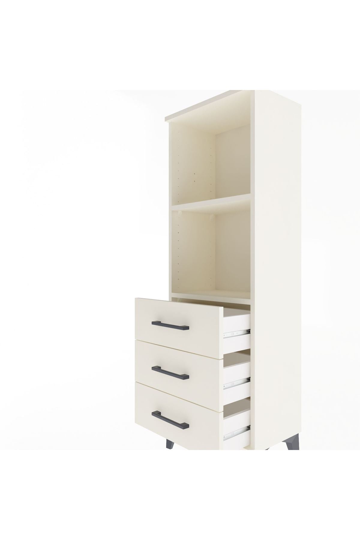 Arges Dolap 2 Raflı 3 Çekmeceli 44x30x134 Aytaşı-Aytaşı