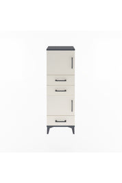 Arges Dolap 2 Raflı 3 Çekmeceli 2 Kapaklı 44x30x134 Antrasit-Aytaşı