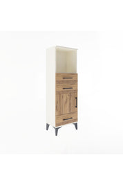 Arges Dolap 2 Raflı 3 Çekmeceli Tek Kapaklı 44x30x134 Aytaşı-Çam