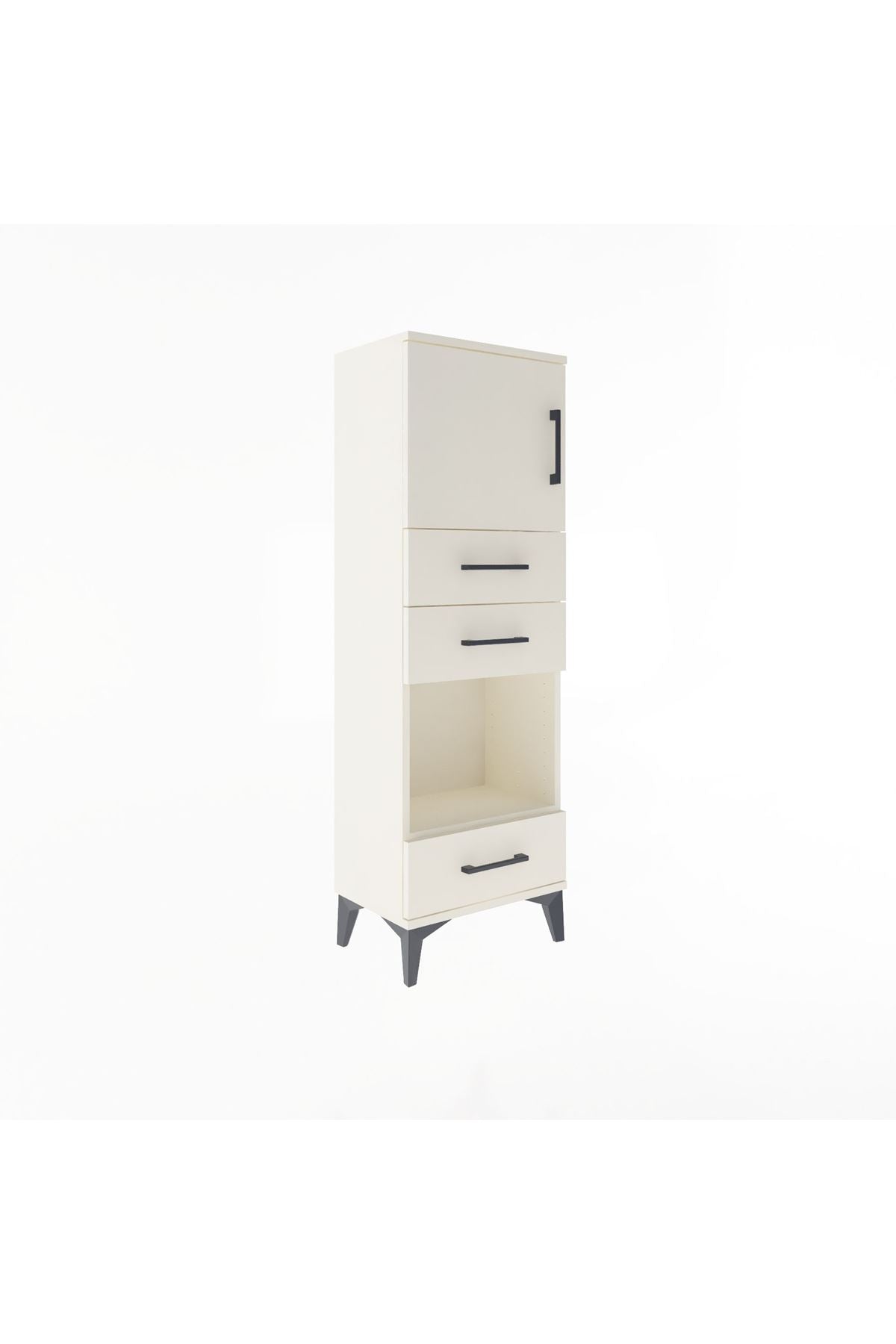 Arges Dolap 2 Raflı 3 Çekmeceli Tek Kapaklı 44x30x134 Aytaşı-Aytaşı