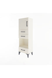 Arges Dolap 2 Raflı 3 Çekmeceli Tek Kapaklı 44x30x134 Aytaşı-Aytaşı