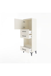 Arges Dolap 2 Raflı 3 Çekmeceli Tek Kapaklı 44x30x134 Aytaşı-Aytaşı