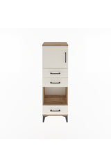 Arges Dolap 2 Raflı 3 Çekmeceli Tek Kapaklı 44x30x134