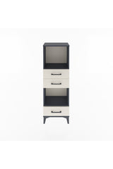Arges Dolap 2 Raflı 3 Çekmeceli 44x30x134