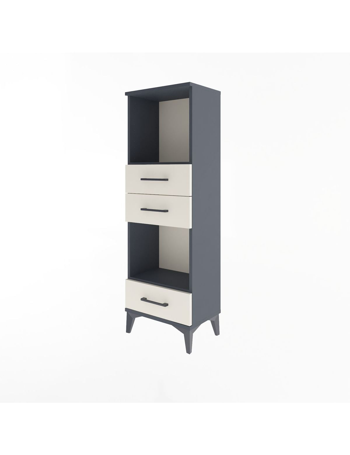 Arges Dolap 2 Raflı 3 Çekmeceli 44x30x134 - S16M051V4A