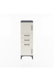 Arges Dolap 2 Raflı 3 Çekmeceli 2 Kapaklı 44x30x134 Antrasit-Aytaşı