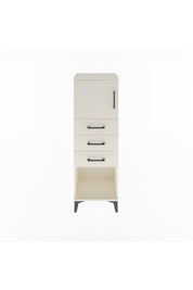 Arges Dolap Tek Raflı 3 Çekmeceli Tek Kapaklı 44x30x134 Aytaşı-Aytaşı