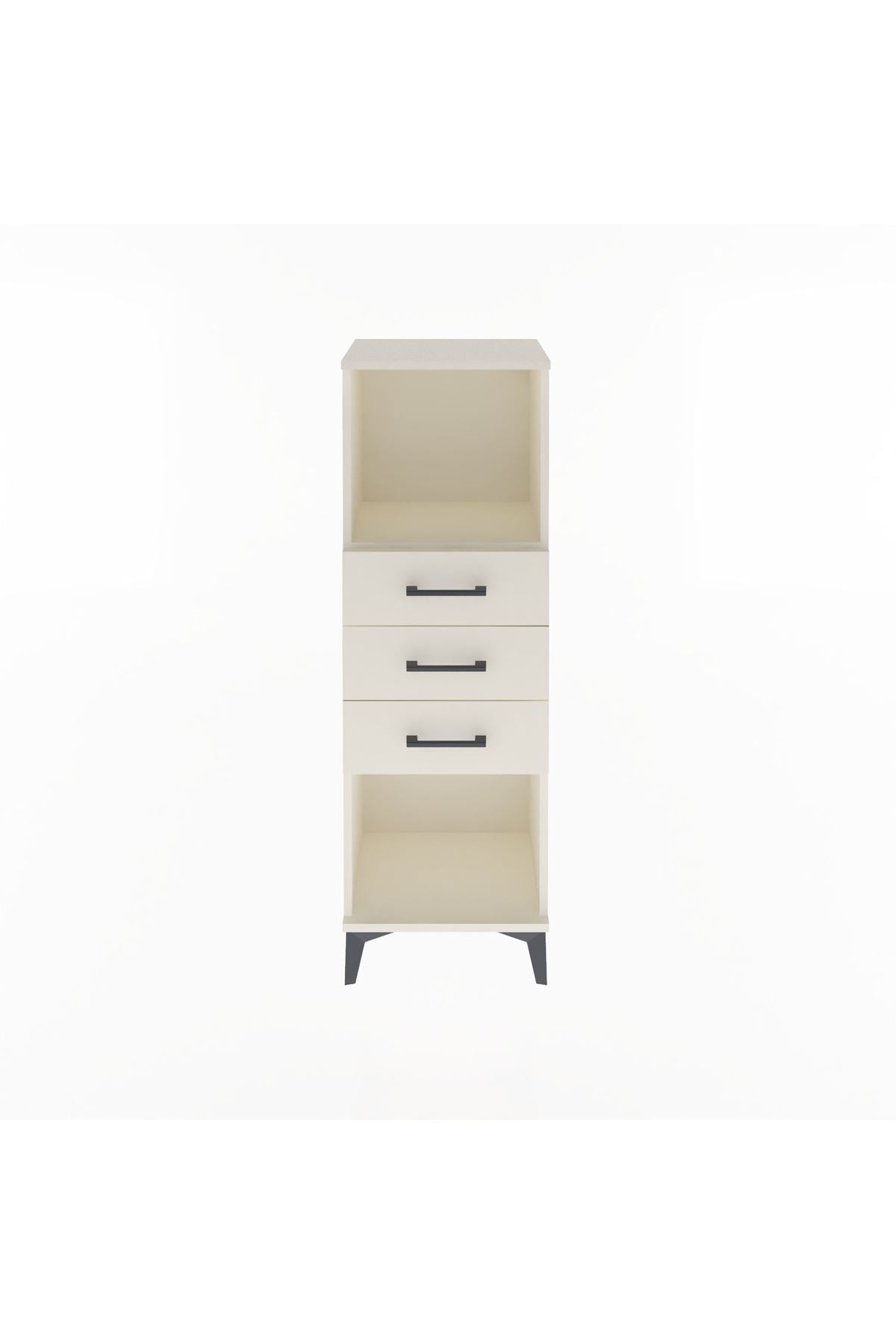 Arges Dolap Tek Raflı 3 Çekmeceli 44x30x134 Aytaşı-Aytaşı