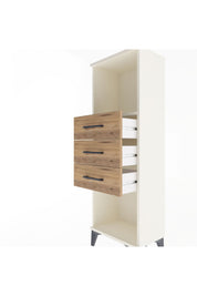 Arges Dolap Tek Raflı 3 Çekmeceli 44x30x134 Aytaşı-Çam