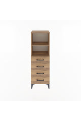 Arges Dolap 2 Raflı 4 Çekmeceli 44x30x134