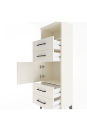 Arges Dolap 2 Raflı 4 Çekmeceli Tek Kapaklı 44x30x134 Aytaşı-Aytaşı