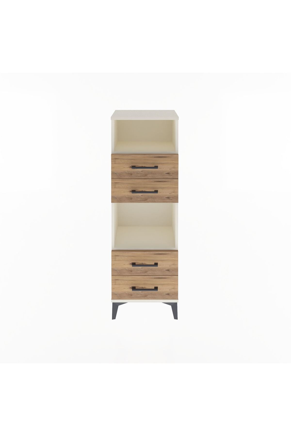 Arges Dolap 2 Raflı 4 Çekmeceli 44x30x134 Aytaşı-Çam