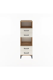 Arges Dolap 2 Raflı 4 Çekmeceli 44x30x134 Çam-Aytaşı