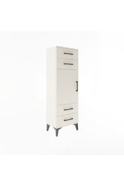 Arges Dolap 2 Raflı 4 Çekmeceli Tek Kapaklı 44x30x134 Aytaşı-Aytaşı