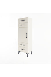 Arges Dolap 2 Raflı 4 Çekmeceli Tek Kapaklı 44x30x134 Aytaşı-Aytaşı