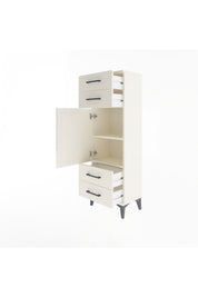 Arges Dolap 2 Raflı 4 Çekmeceli Tek Kapaklı 44x30x134 Aytaşı-Aytaşı