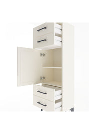 Arges Dolap 2 Raflı 4 Çekmeceli Tek Kapaklı 44x30x134 Aytaşı-Aytaşı