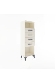 Arges Dolap Tek Raflı 4 Çekmeceli 44x30x134 Aytaşı-Aytaşı