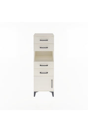 Arges Dolap Tek Raflı 4 Çekmeceli Tek Kapaklı 44x30x134 Aytaşı-Aytaşı