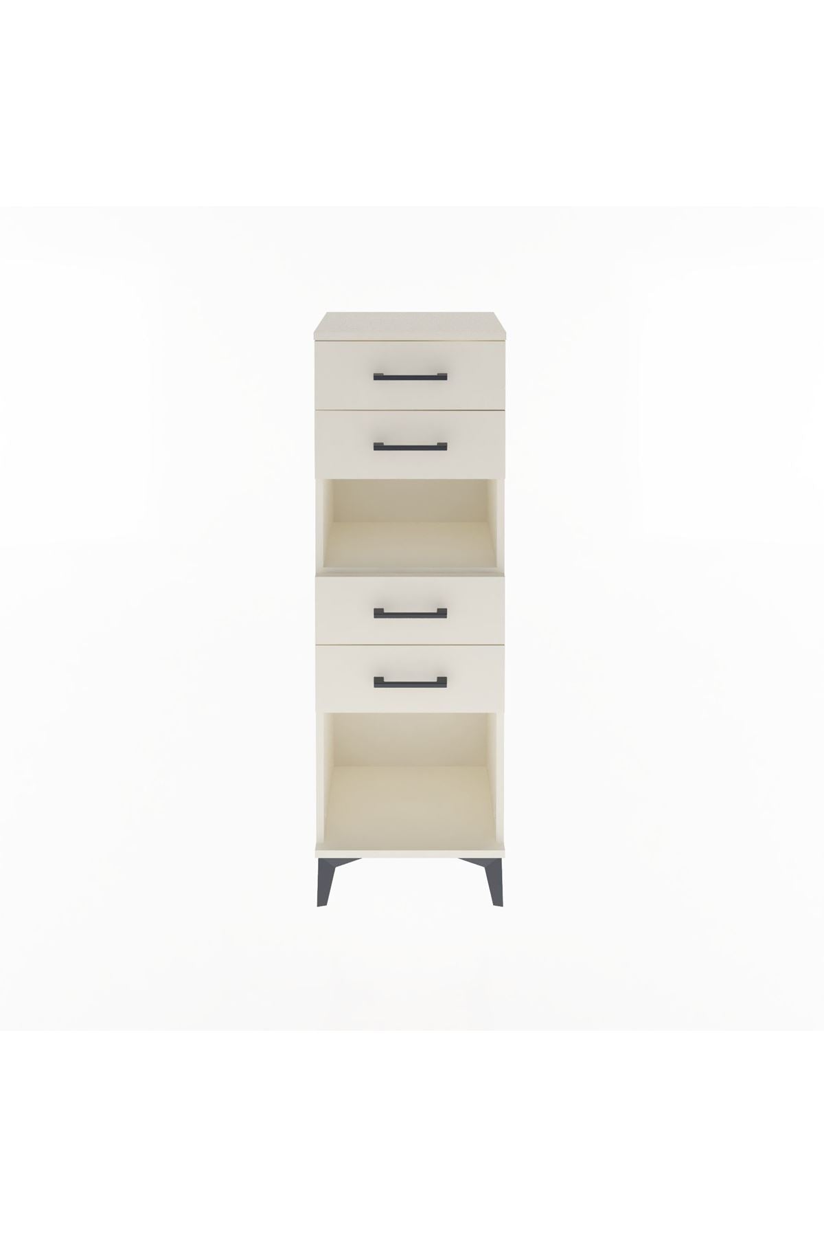 Arges Dolap Tek Raflı 4 Çekmeceli 44x30x134 Aytaşı-Aytaşı