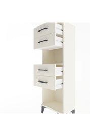 Arges Dolap Tek Raflı 4 Çekmeceli 44x30x134 Aytaşı-Aytaşı