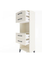 Arges Dolap Tek Raflı 4 Çekmeceli 44x30x134 Aytaşı-Aytaşı