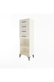 Arges Dolap Tek Raflı 4 Çekmeceli 44x30x134 Aytaşı-Aytaşı