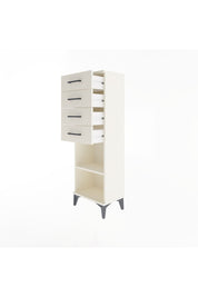 Arges Dolap Tek Raflı 4 Çekmeceli 44x30x134 Aytaşı-Aytaşı