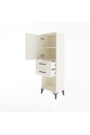 Arges Dolap 2 Raflı 2 Çekmeceli Tek Kapaklı 44x30x134 - S16M038V1A