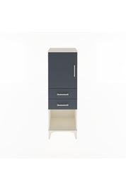 Arges Dolap 2 Raflı 2 Çekmeceli Tek Kapaklı 44x30x134 Aytaşı-Antrasit