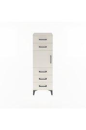 Arges Dolap Tek Raflı 5 Çekmeceli Tek Kapaklı 44x30x134 Aytaşı-Aytaşı