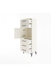 Arges Dolap Tek Raflı 5 Çekmeceli Tek Kapaklı 44x30x134 Aytaşı-Aytaşı