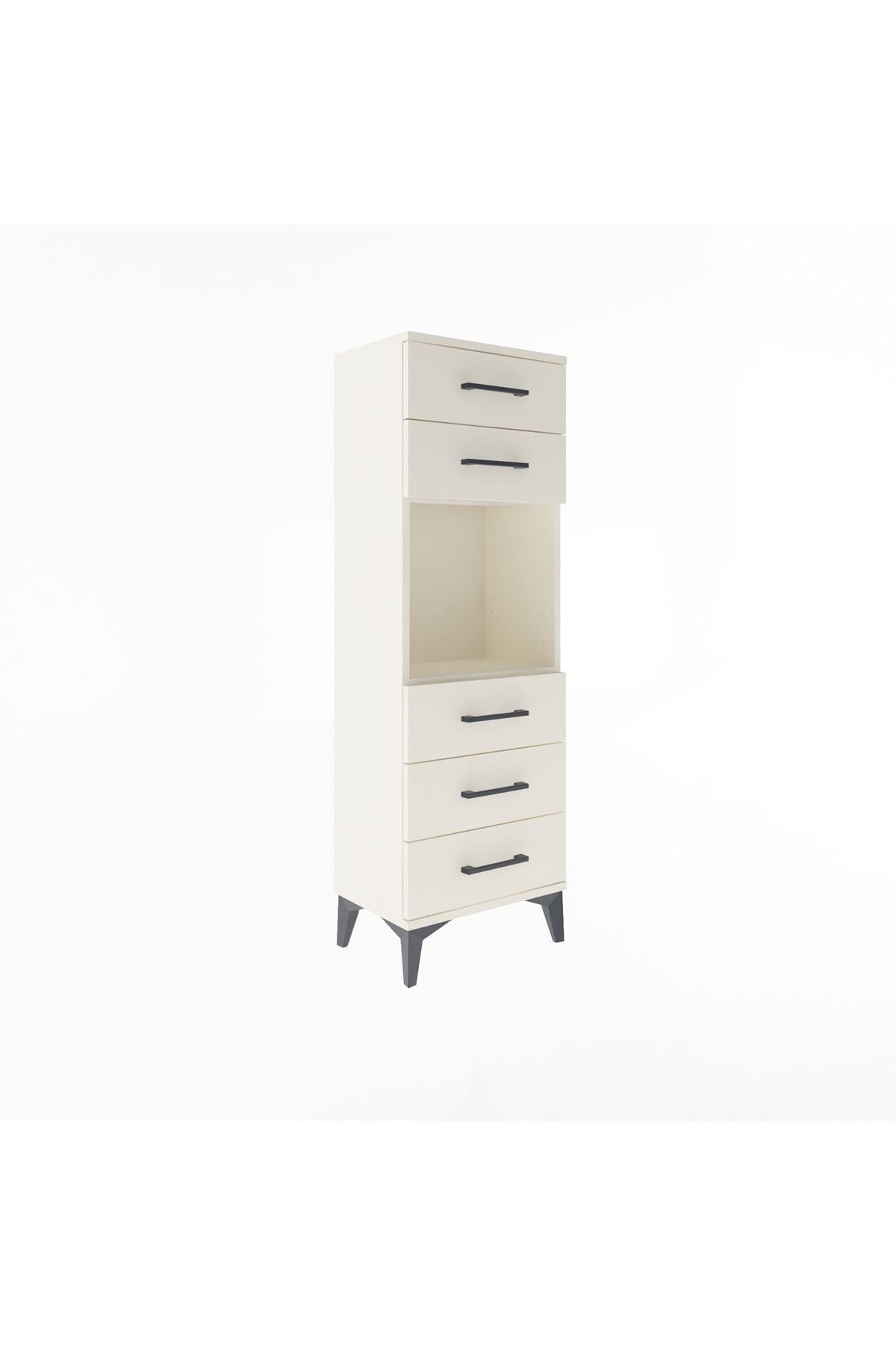 Arges Dolap Tek Raflı 5 Çekmeceli 44x30x134 Aytaşı-Aytaşı