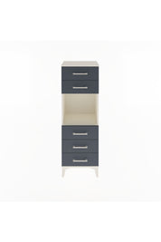 Arges Dolap Tek Raflı 5 Çekmeceli 44x30x134 Aytaşı-Antrasit