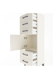 Arges Dolap Tek Raflı 5 Çekmeceli Tek Kapaklı 44x30x134 Aytaşı-Aytaşı