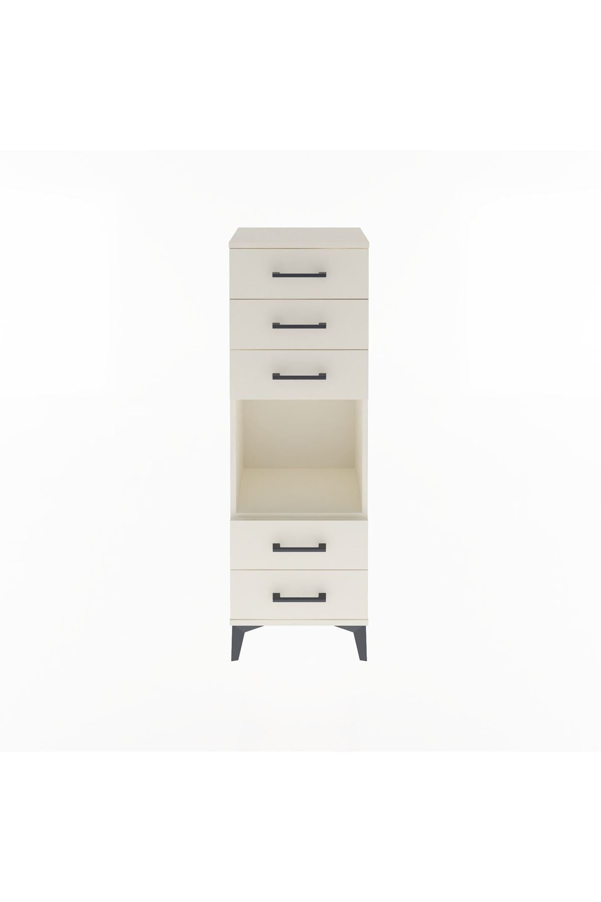 Arges Dolap Tek Raflı 5 Çekmeceli 44x30x134 Aytaşı-Aytaşı